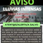 Lluvias Intensas  (Aviso Coeproc)